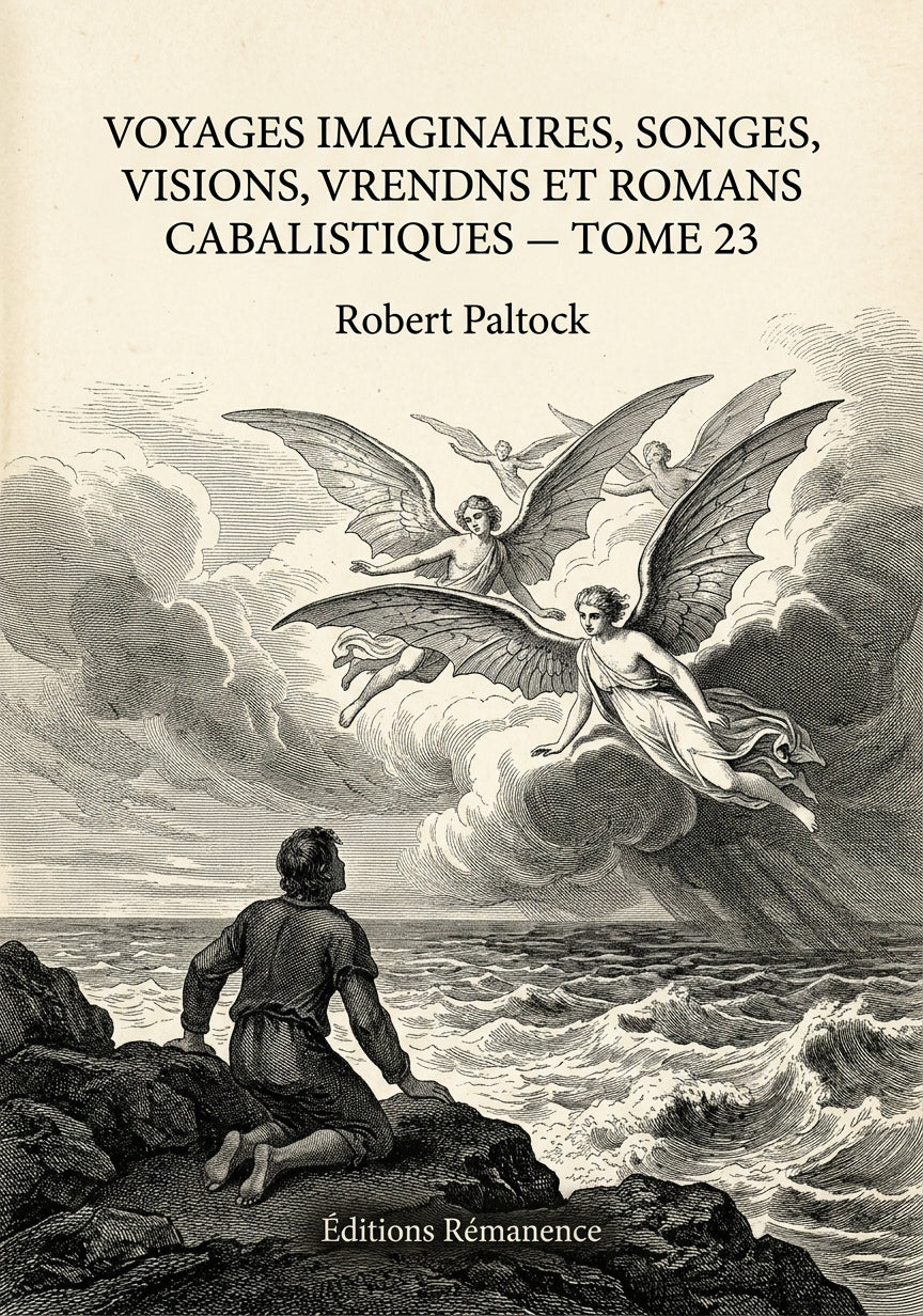 Livre Voyages imaginaires, songes, visions et romans cabalistiques - Tome 23 par Robert Paltock - Couverture - Editions Remanence