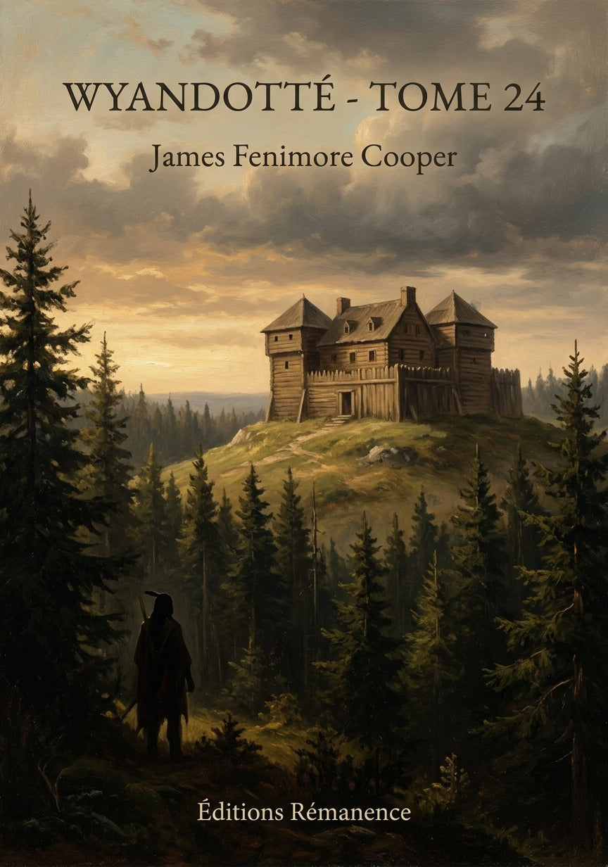 Livre Wyandotté - Tome 24 par James Fenimore Cooper - Couverture - Editions Remanence