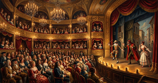 L'intérieur d'un théâtre français du XVIIe siècle — le monde de Molière et Beaumarchais