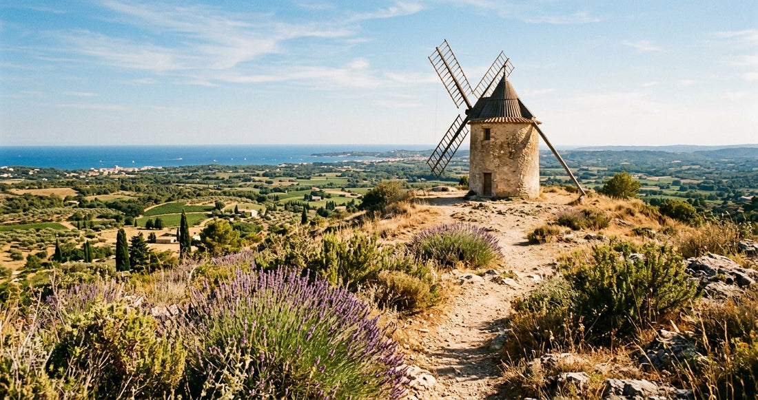 Un moulin provençal sous le soleil — le décor des Lettres de mon moulin d'Alphonse Daudet