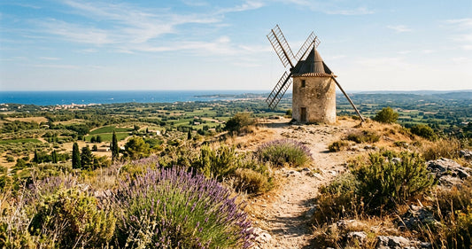 Un moulin provençal sous le soleil — le décor des Lettres de mon moulin d'Alphonse Daudet