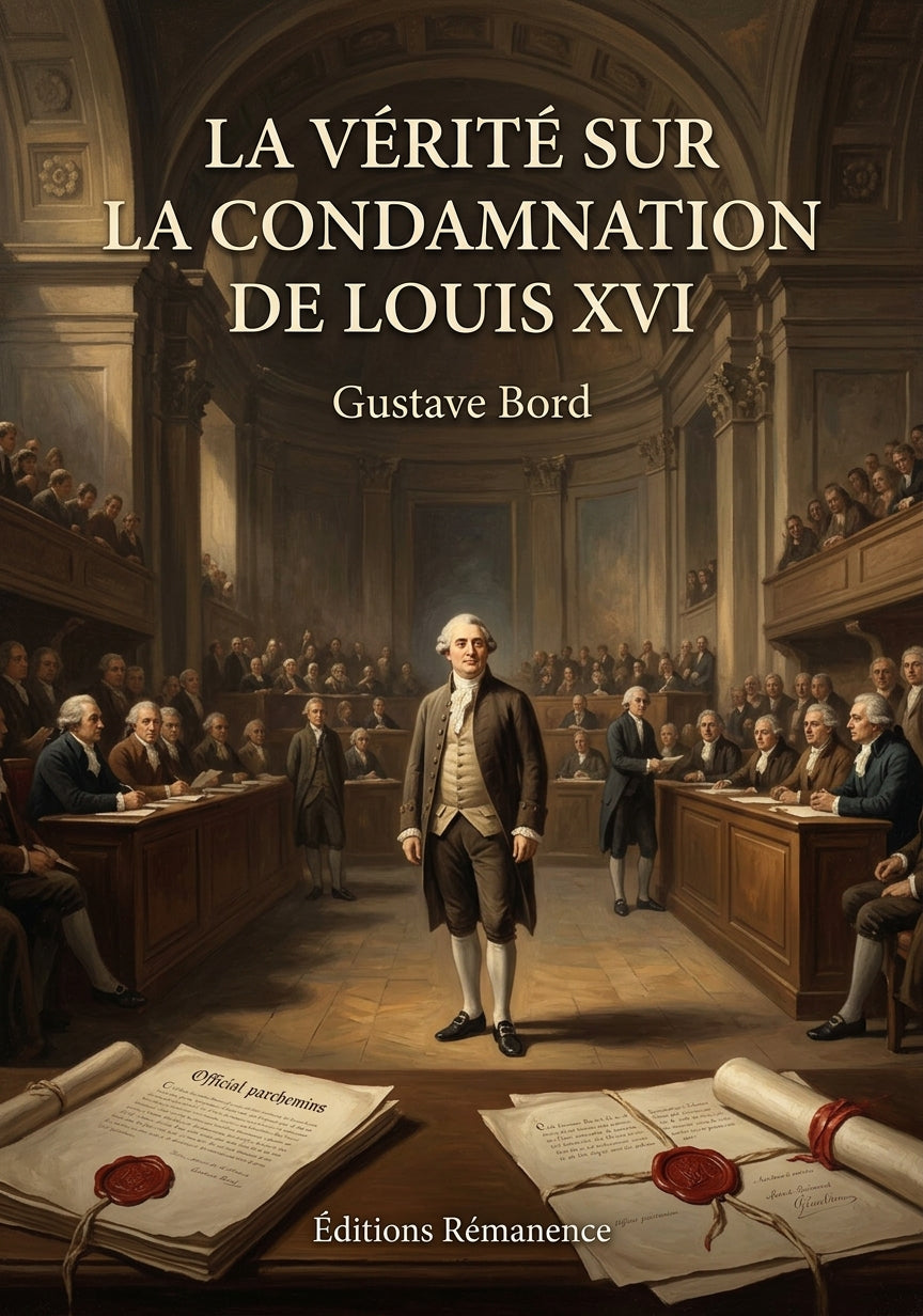 La vérité sur la condamnation de Louis XVI - Gustave Bord (Couverture)