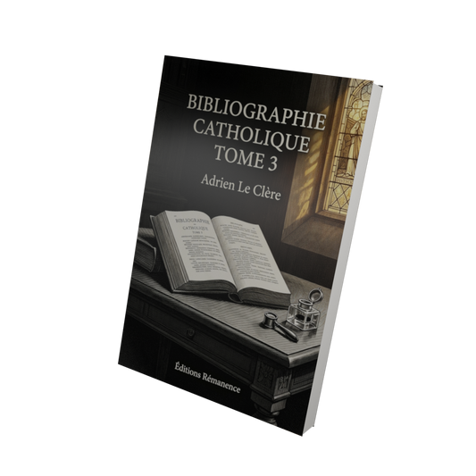 Bibliographie catholique Tome 3 - Adrien Le Clère (Vue 3D)