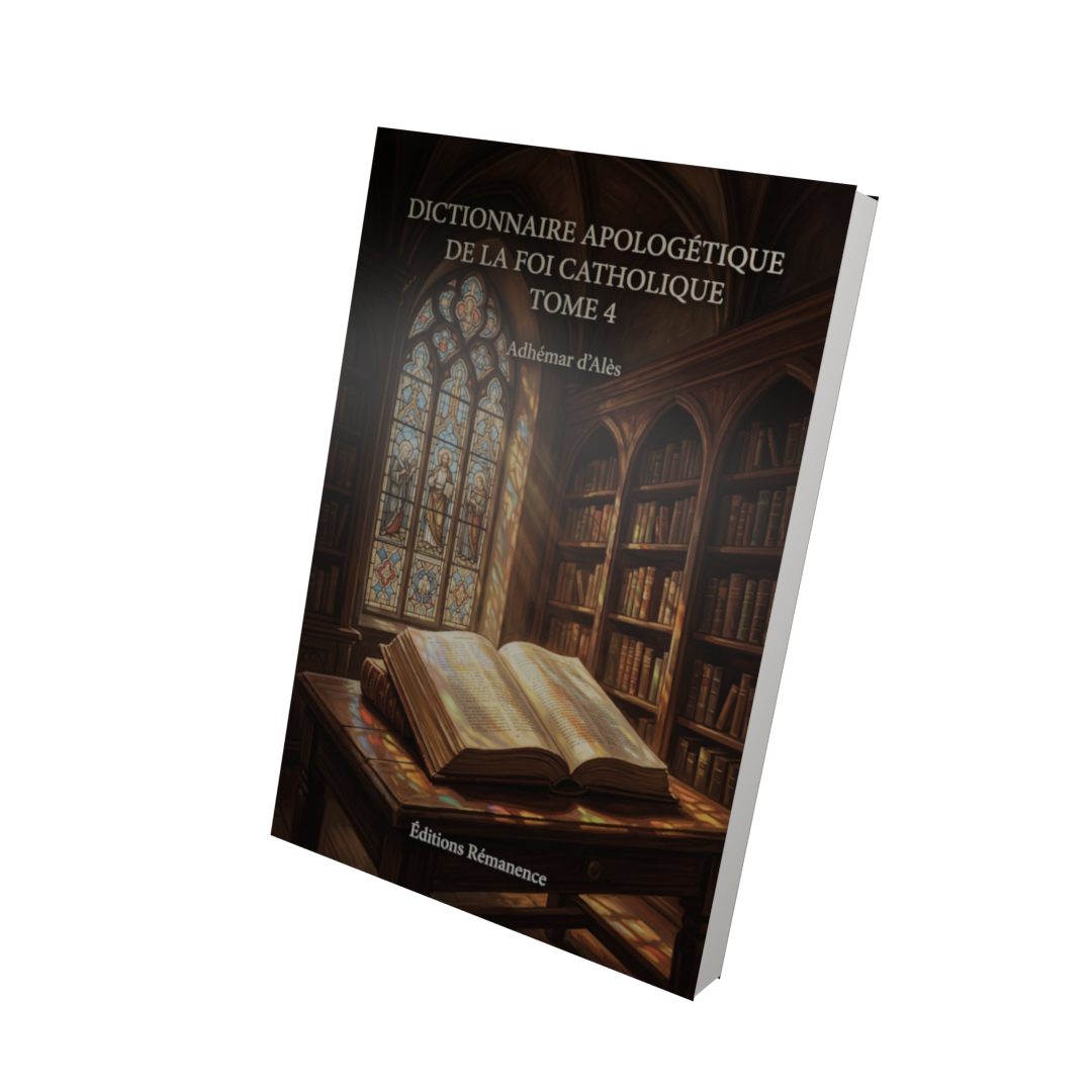 Dictionnaire apologétique de la foi catholique Tome 4 - Adhémar d'Alès (Vue 3D)