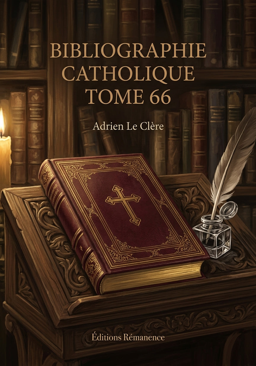 Bibliographie catholique Tome 66 - Adrien Le Clère (Couverture)