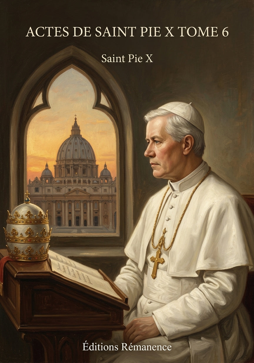 Actes de Saint Pie X Tome 6 - Saint Pie X (Couverture)