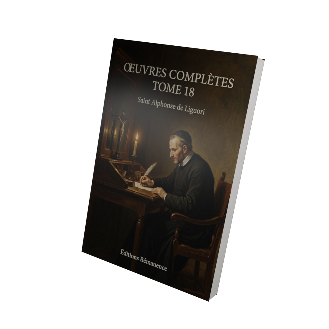 Oeuvres complètes Tome 18 - Saint Alphonse de Liguori (Vue 3D)