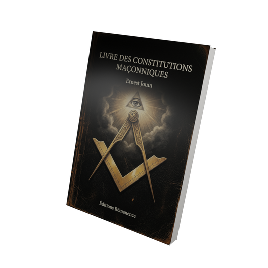 Livre des constitutions maçonniques - Ernest Jouin (Vue 3D)
