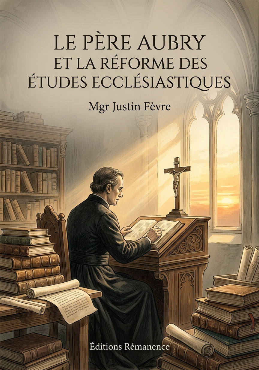 Le père Aubry et la réforme des études ecclésiastiques - Mgr Justin Fèvre (Couverture)