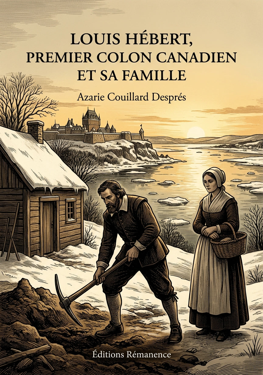 Louis Hébert, premier colon canadien et sa famille - Azarie Couillard Després (Couverture)