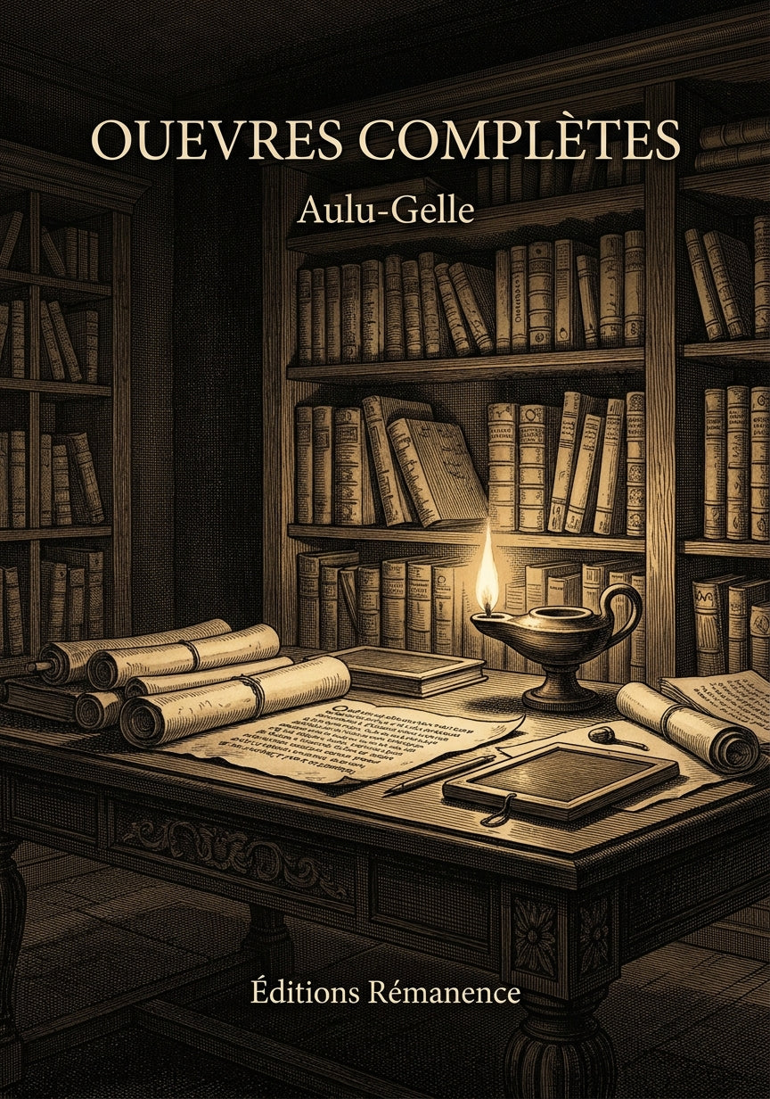 Ouevres complètes - Aulu-Gelle (Couverture)