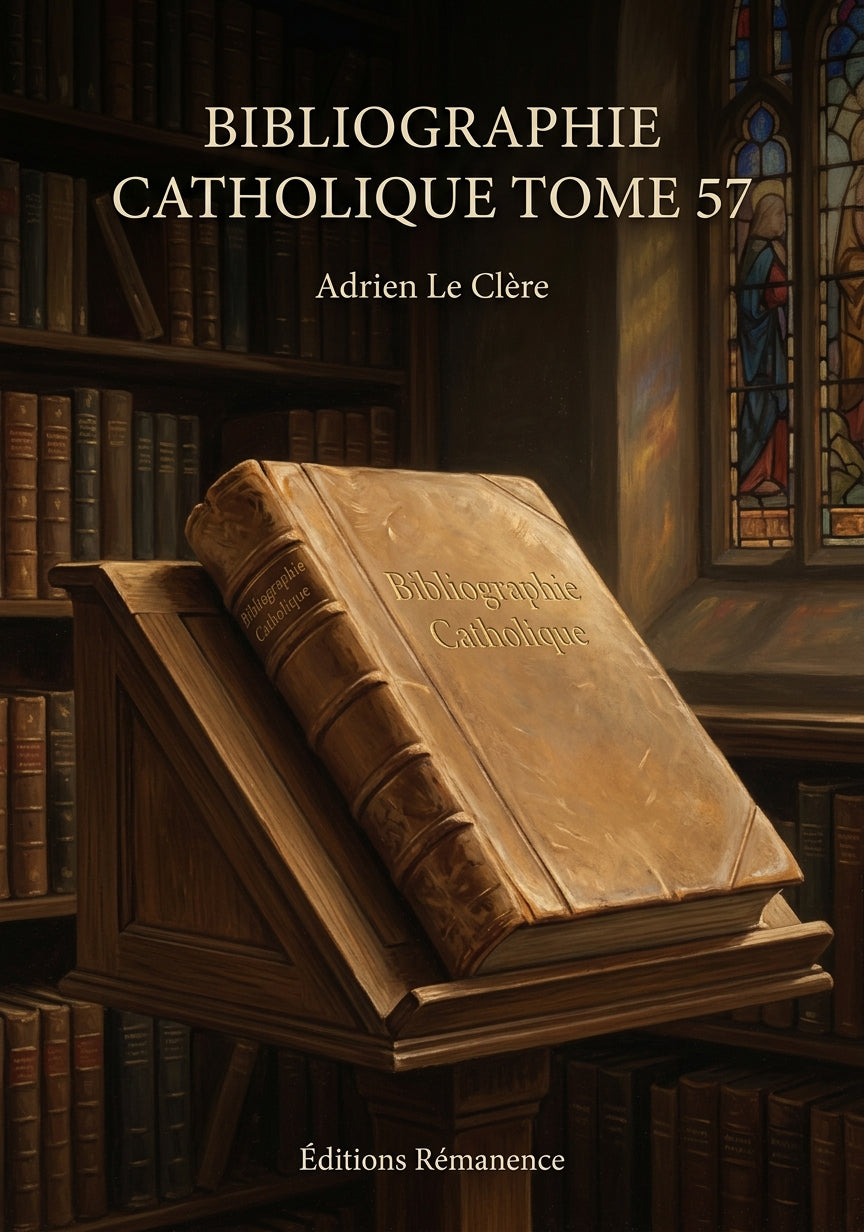Bibliographie catholique Tome 57 - Adrien Le Clère (Couverture)