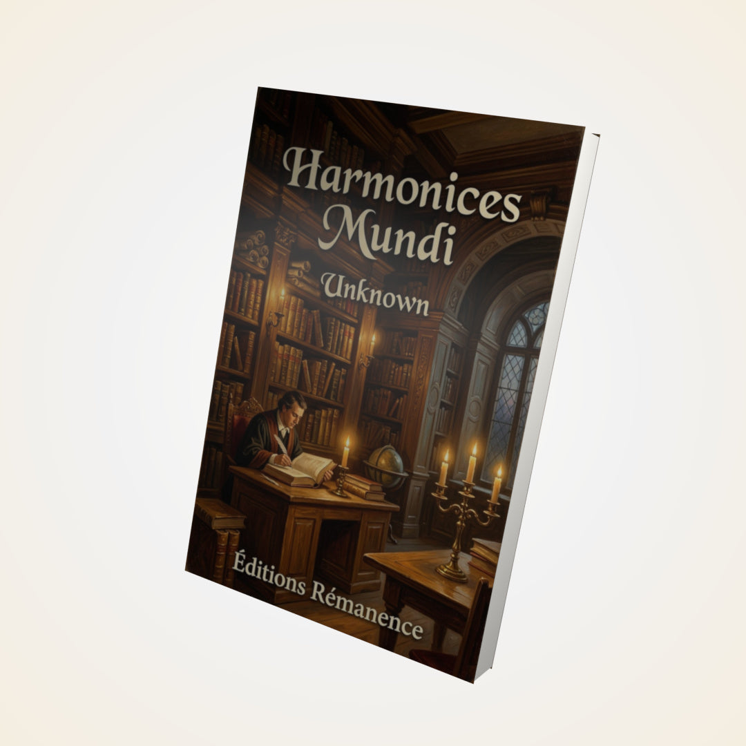 Livre Harmonices Mundi - Couverture 3D