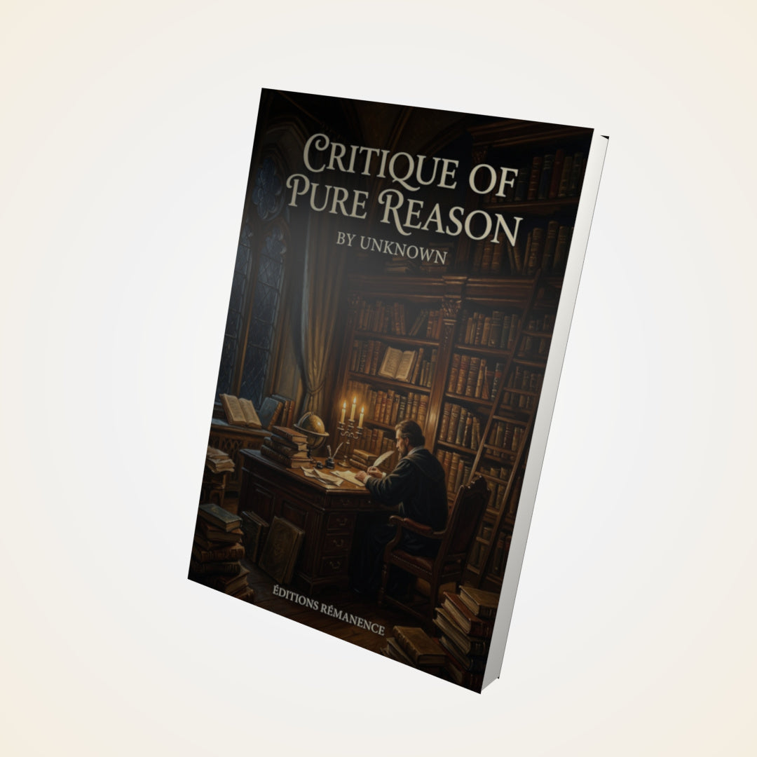 Livre Critique of Pure Reason - Couverture 3D