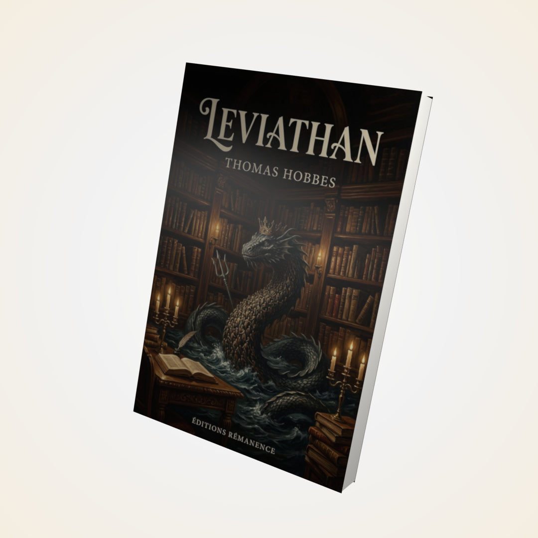 Livre Leviathan – Thomas Hobbes - Couverture 3D