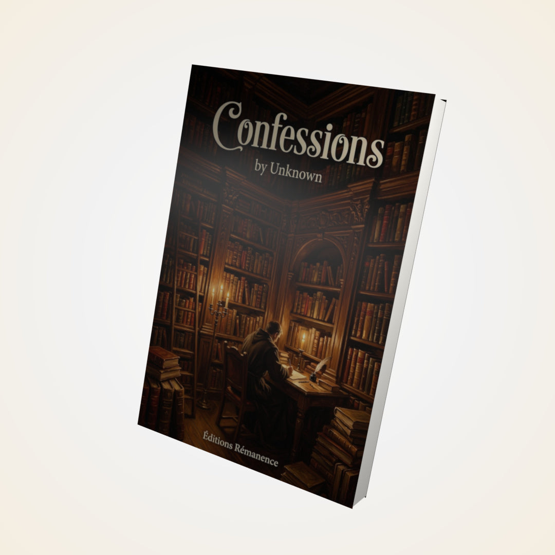 Livre Confessions - Couverture 3D
