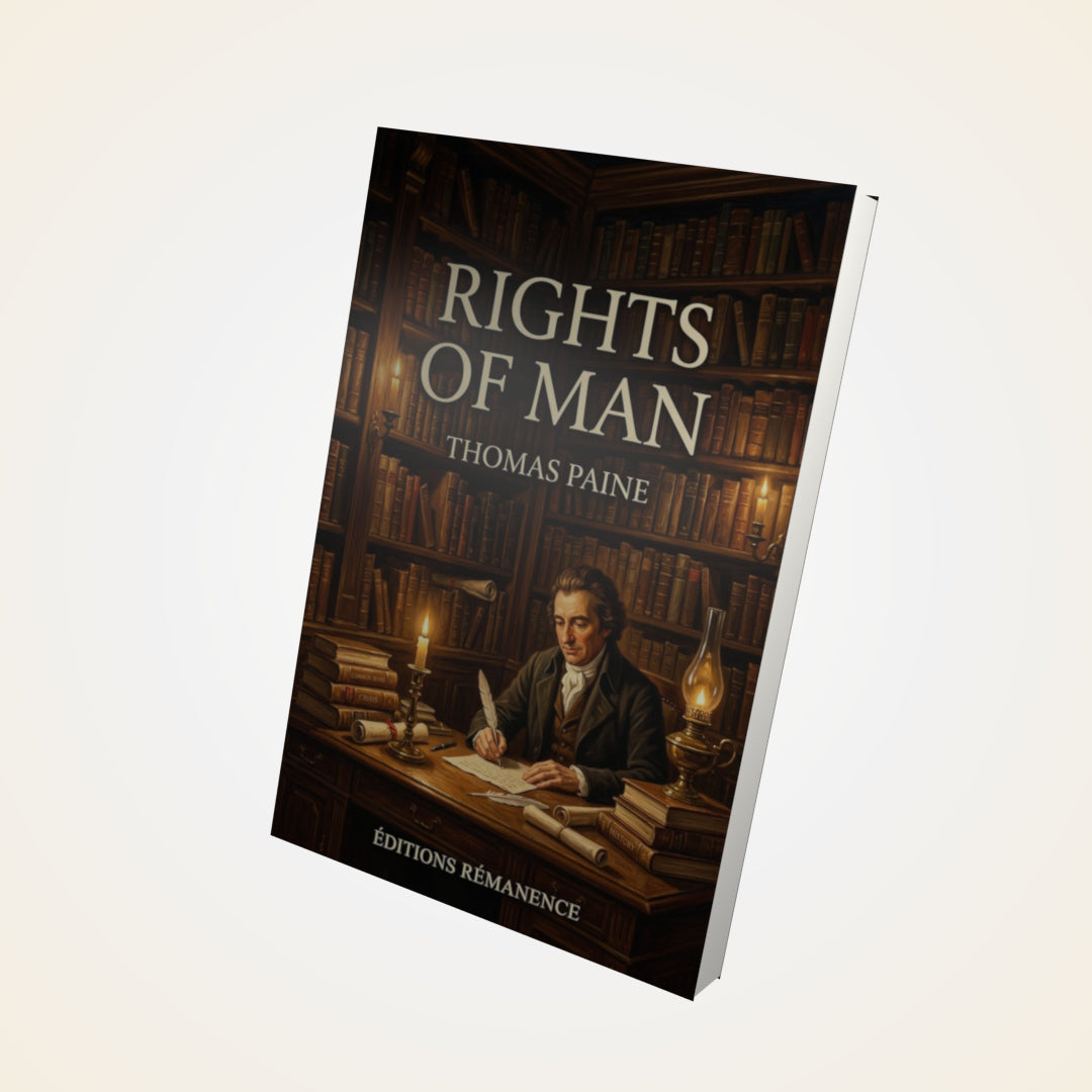 Livre Rights of Man – Thomas Paine - Couverture 3D