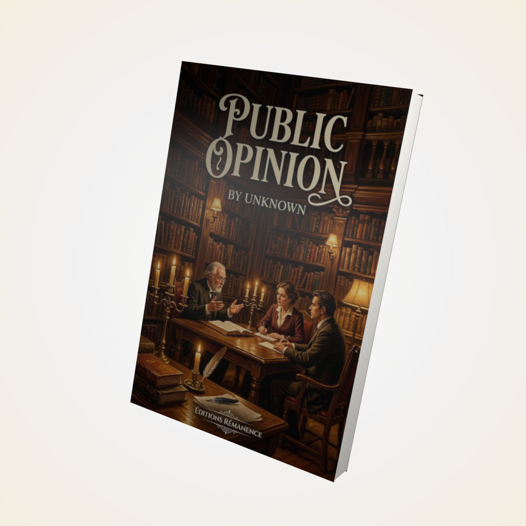 Livre Public Opinion - Couverture 3D