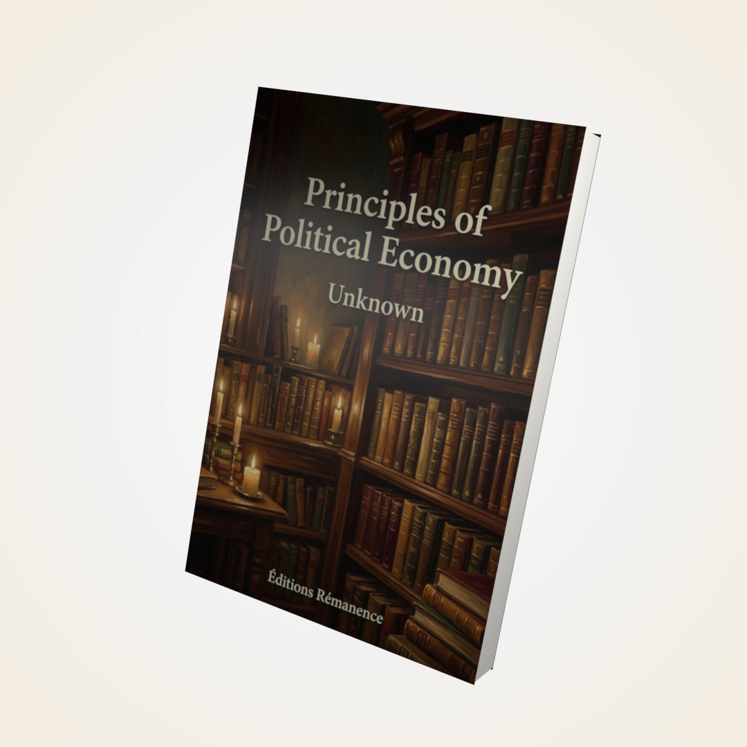 Livre Principles of Political Economy - Couverture 3D