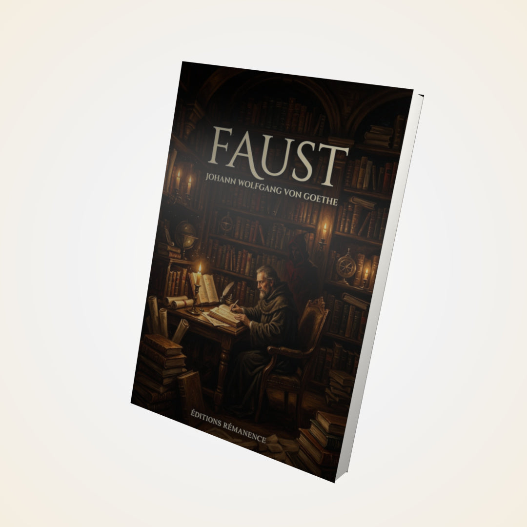 Livre Faust – Johann Wolfgang von Goethe - Couverture 3D