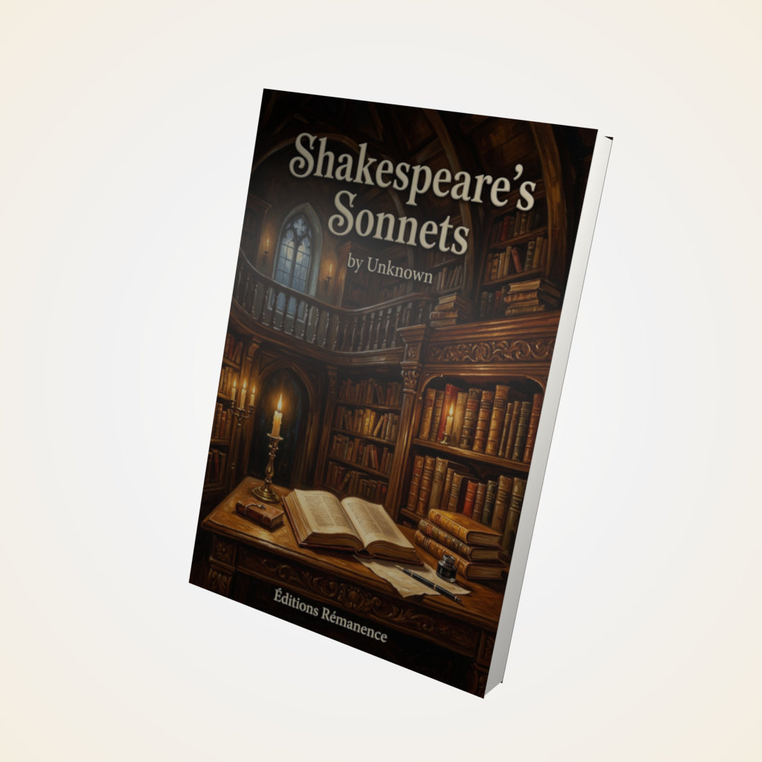 Livre Shakespeare's Sonnets - Couverture 3D