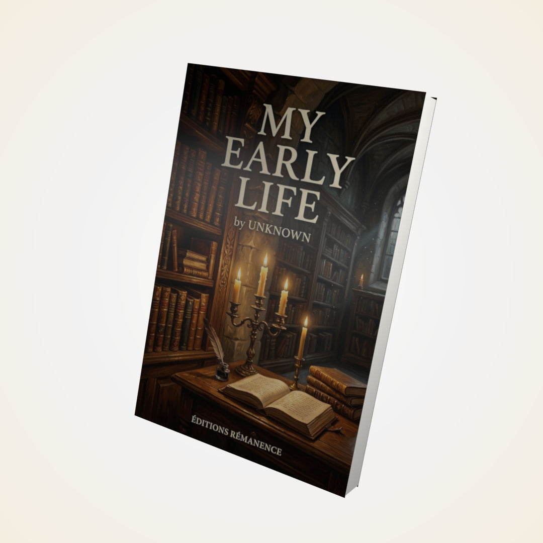 Livre My Early Life - Couverture 3D