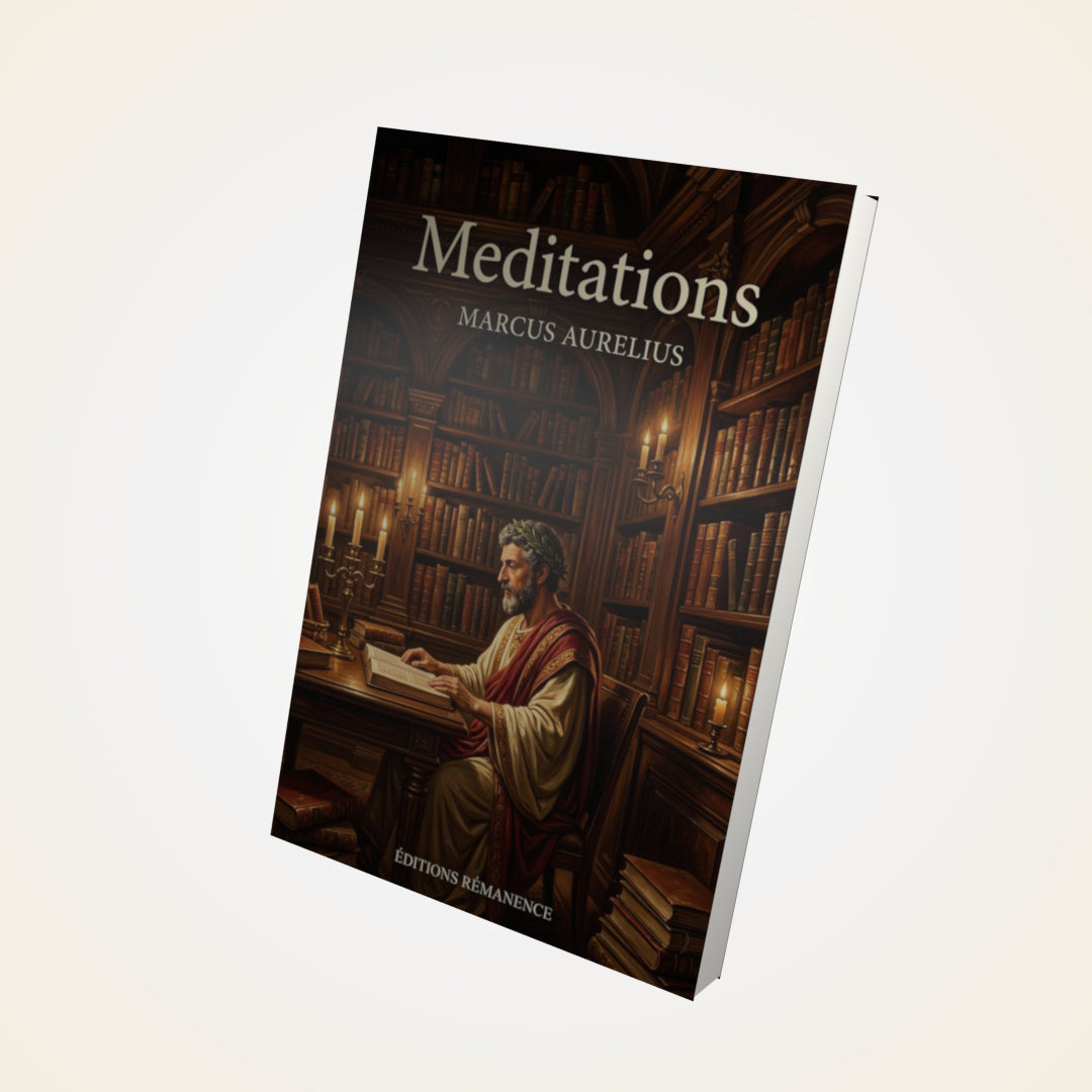 Livre Meditations – Marcus Aurelius - Couverture 3D