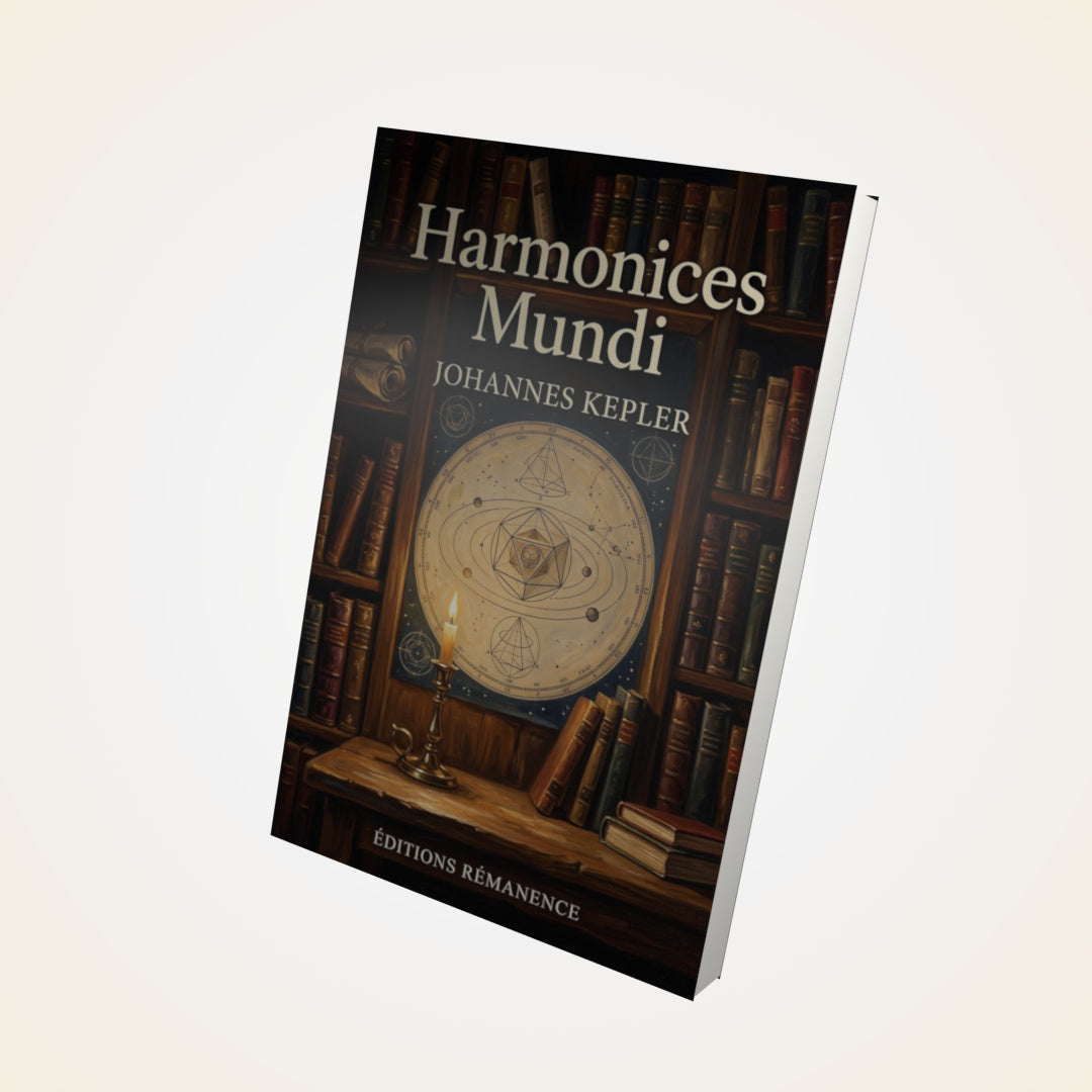Livre Harmonices Mundi – Johannes Kepler - Couverture 3D