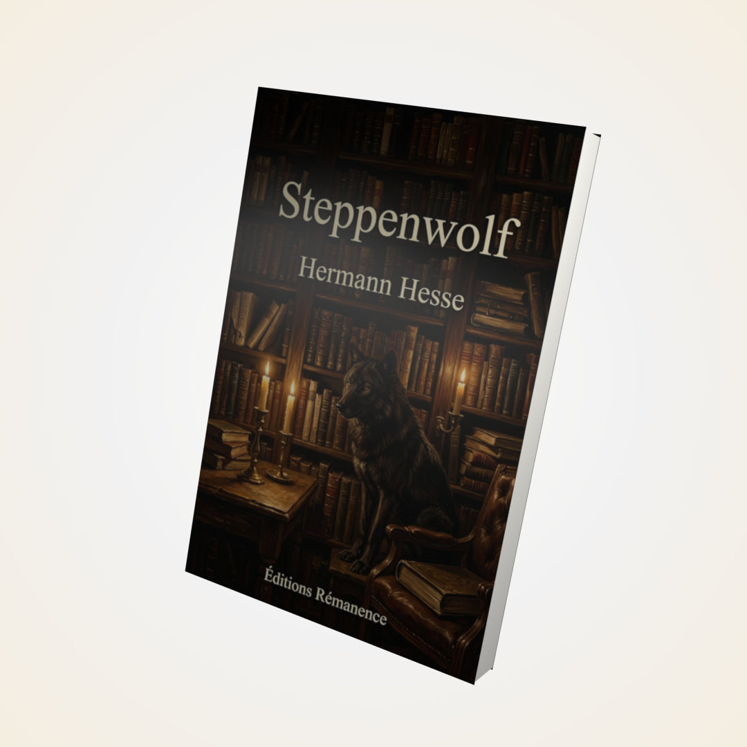 Livre Steppenwolf – Hermann Hesse - Couverture 3D