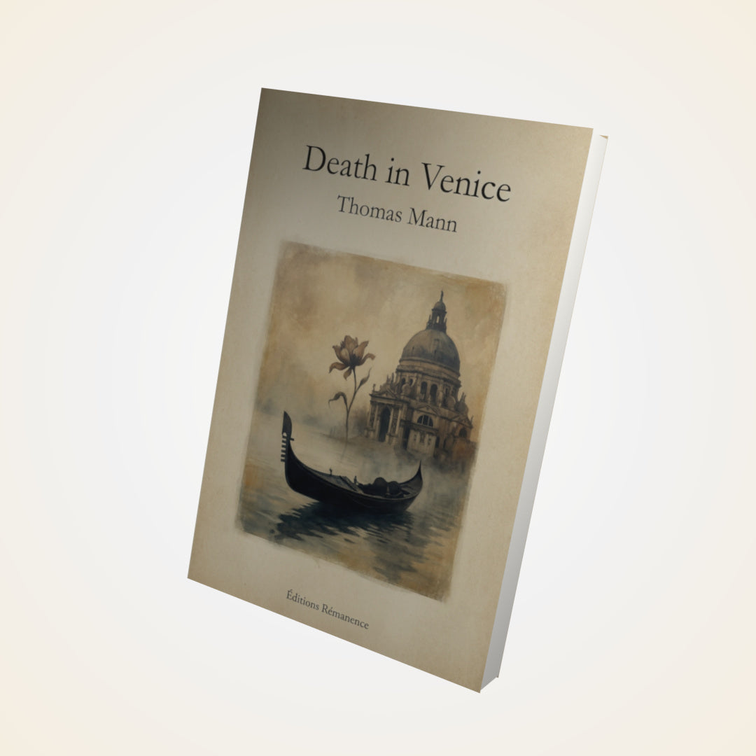 Livre Death in Venice – Thomas Mann - Couverture 3D