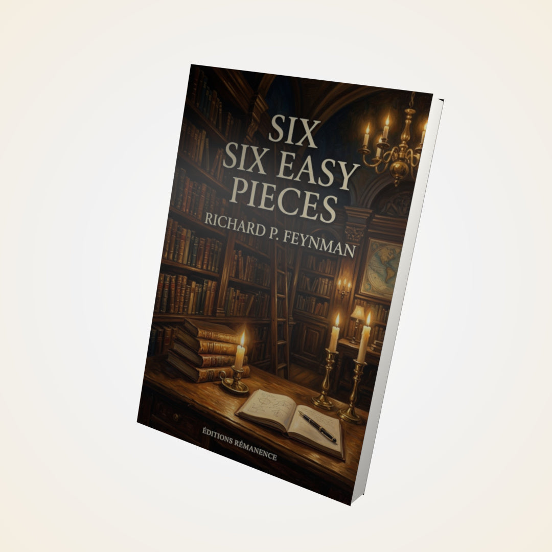Livre Six Easy Pieces – Richard Feynman - Couverture 3D