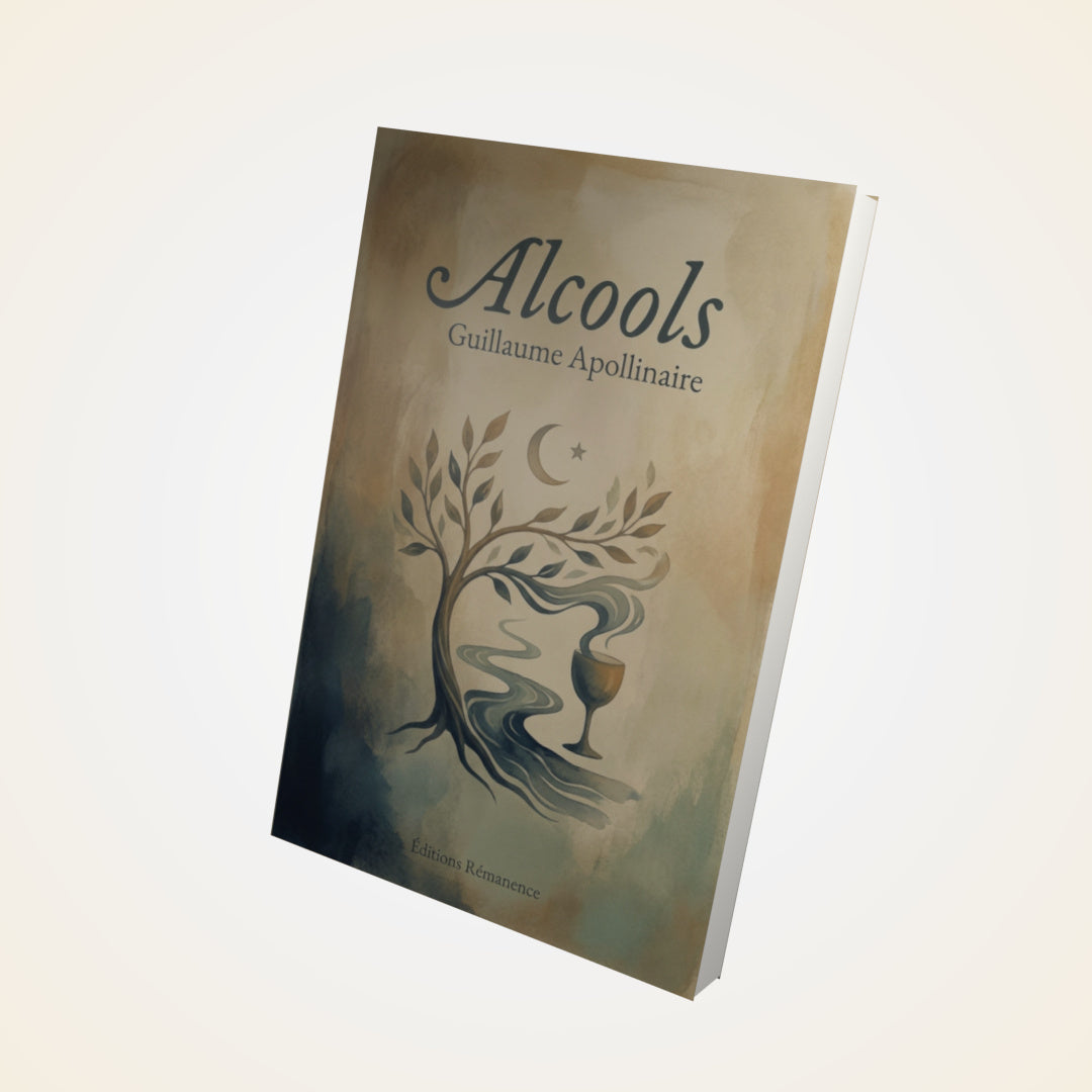Livre Alcools – Guillaume Apollinaire - Couverture 3D