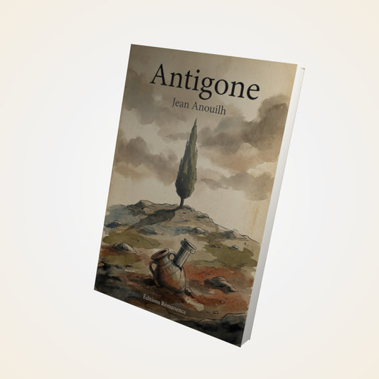 Livre Antigone – Jean Anouilh - Couverture 3D