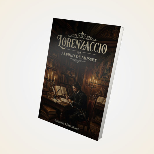 Livre Lorenzaccio – Alfred de Musset - Couverture 3D