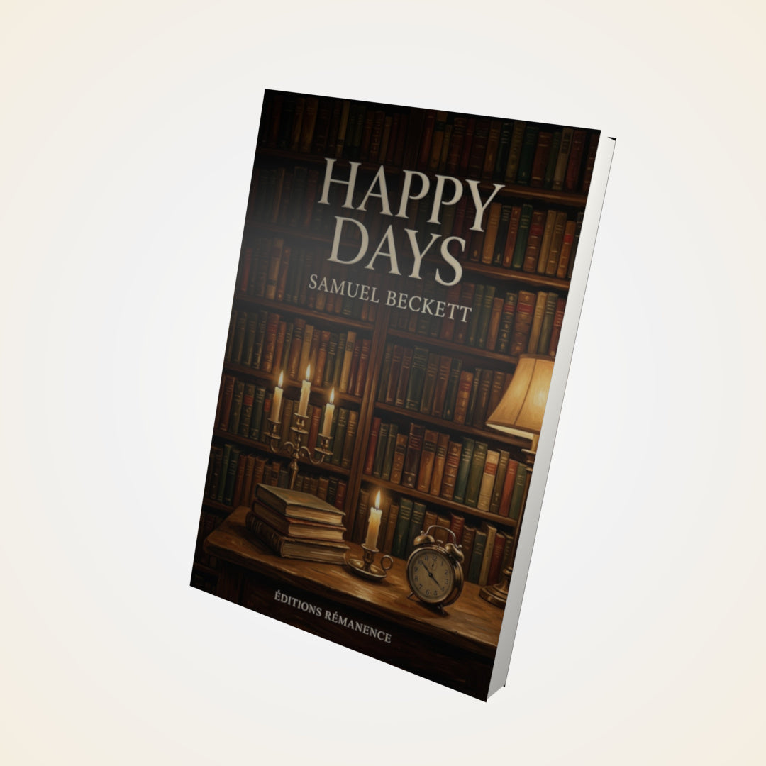 Livre Happy Days – Samuel Beckett - Couverture 3D