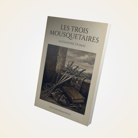 Livre Les Trois Mousquetaires-Alexandre Dumas - Couverture 3D