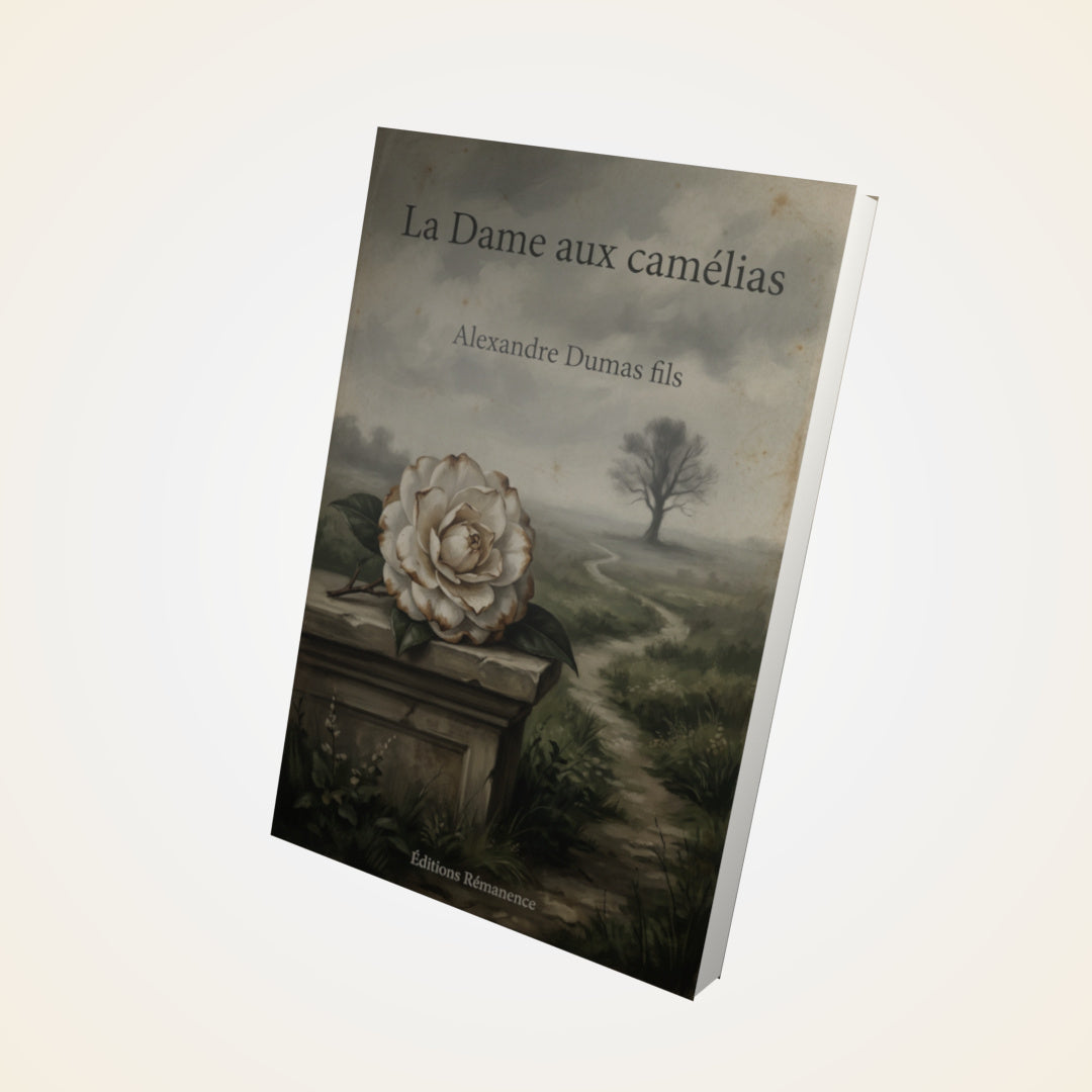 Livre La Dame aux camélias - Alexandre Dumas fils - Couverture 3D