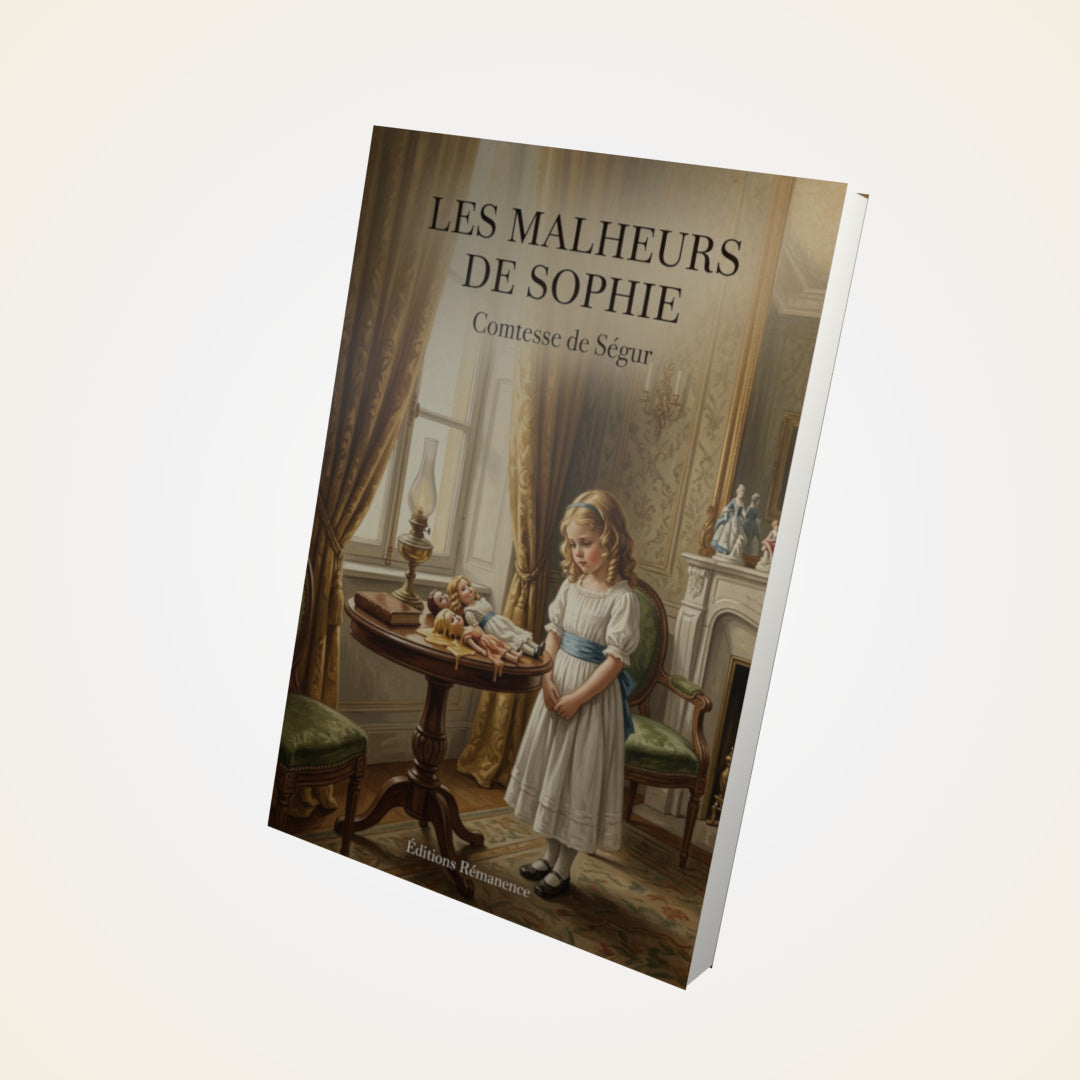 Livre Les Malheurs de Sophie - Comtesse de Ségur - Couverture 3D