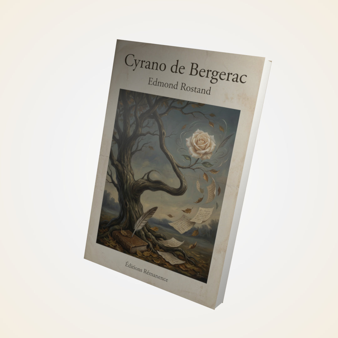 Livre Cyrano de Bergerac - Edmond Rostand - Couverture 3D