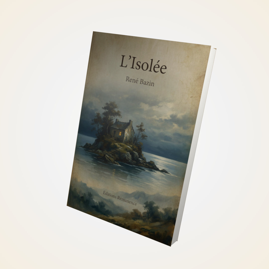 Livre L’isolée – René Bazin - Couverture 3D