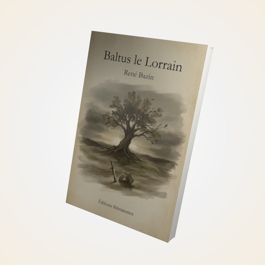 Livre Baltus le Lorrain – René Bazin - Couverture 3D