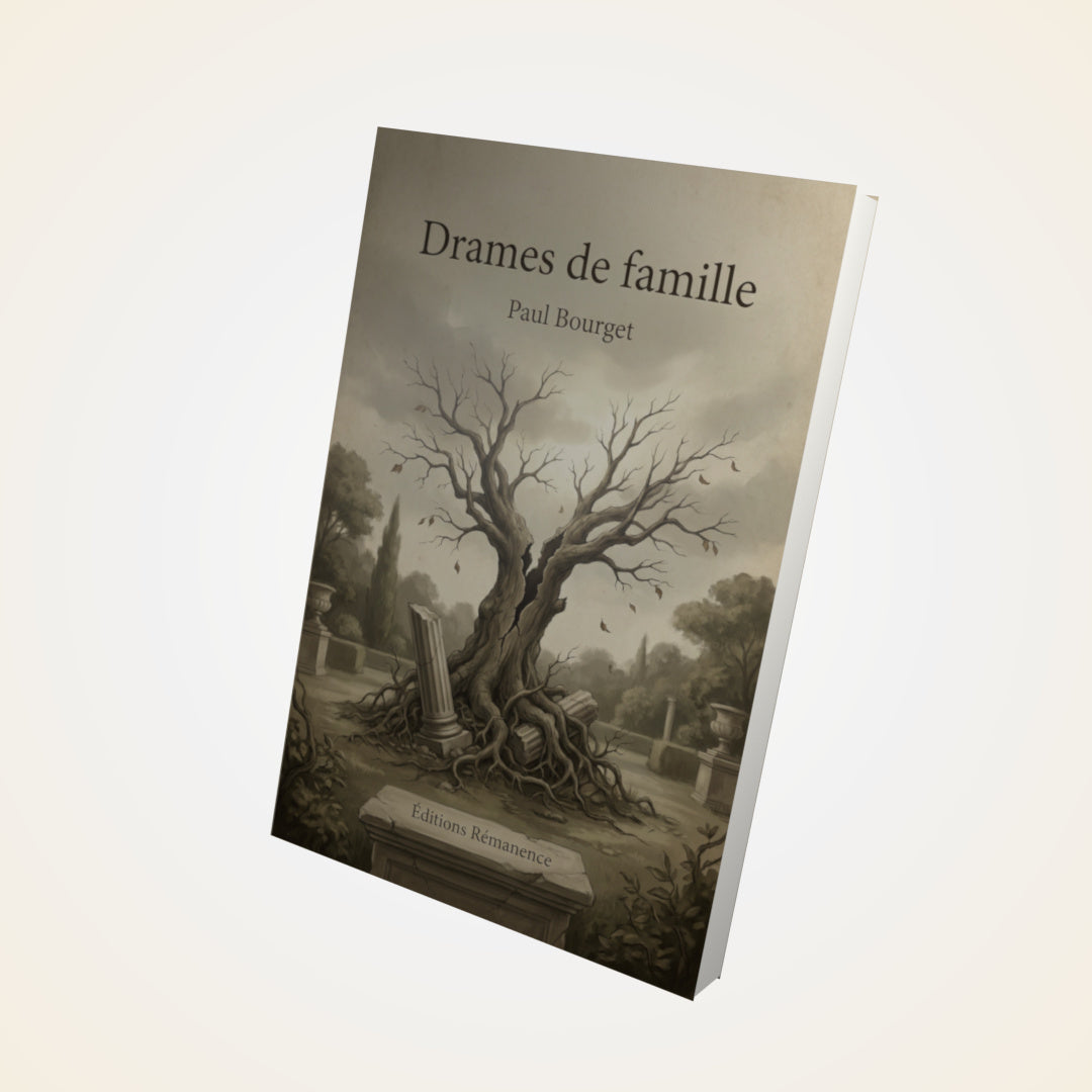 Livre Drames de famille – Paul Bourget - Couverture 3D