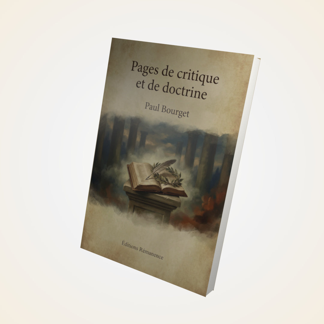 Livre Nouvelles pages de critique et de doctrine – Paul Bourget - Couverture 3D