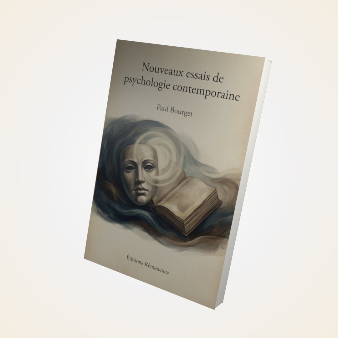 Livre Nouveaux essais de psychologie contemporaine – Paul Bourget - Couverture 3D