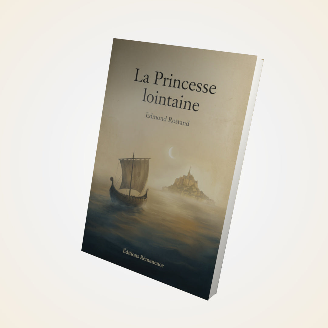 Livre La Princesse lointaine – Edmond Rostand - Couverture 3D
