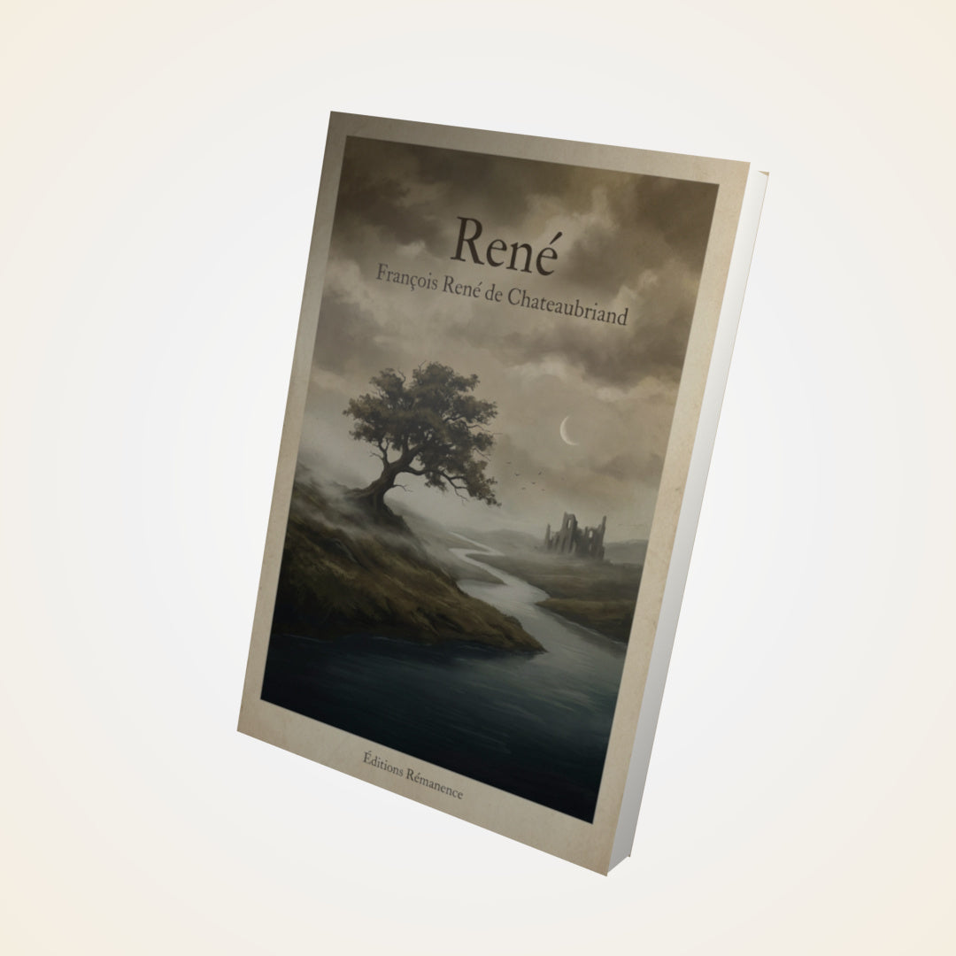 Livre René – François-René de Chateaubriand - Couverture 3D