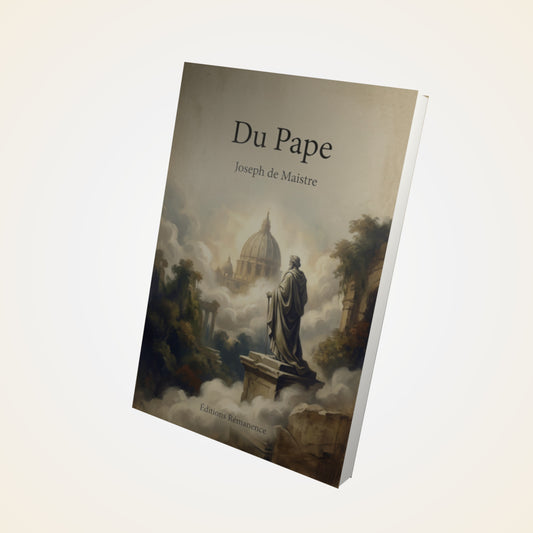 Livre Du Pape – Joseph de Maistre - Couverture 3D
