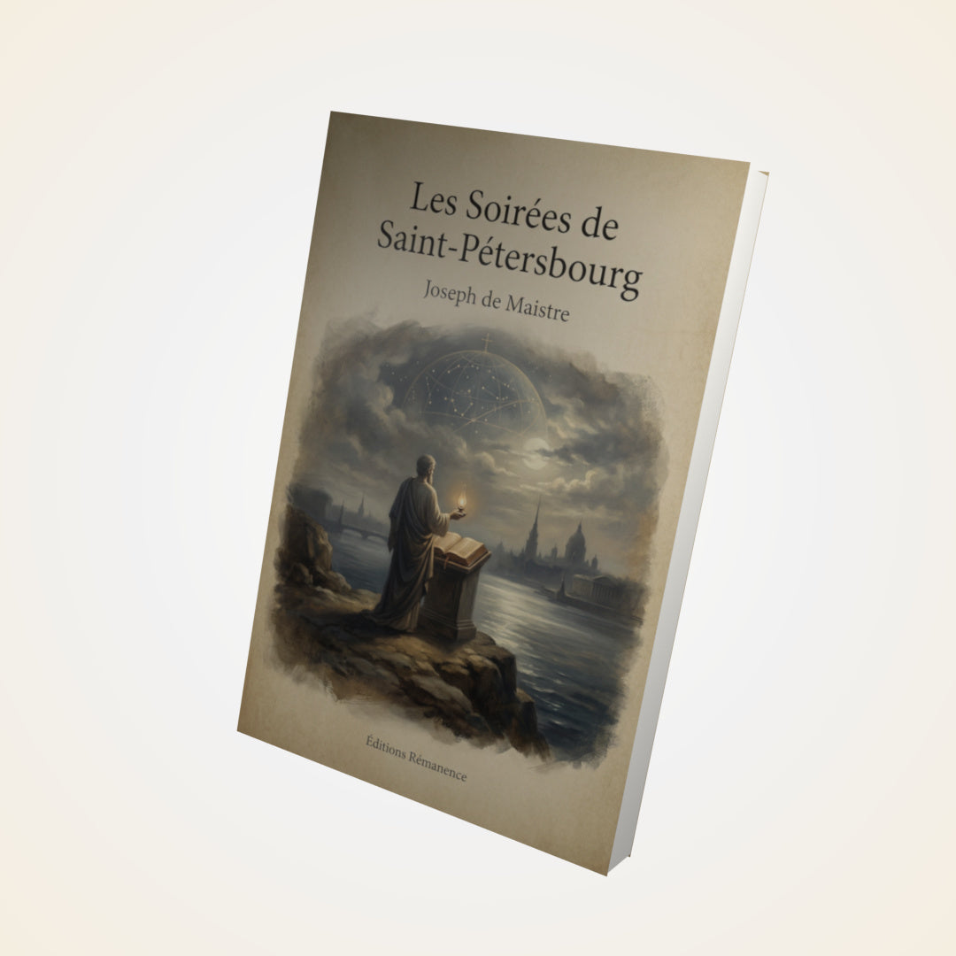Livre Les Soirées de Saint-Pétersbourg – Joseph de Maistre - Couverture 3D