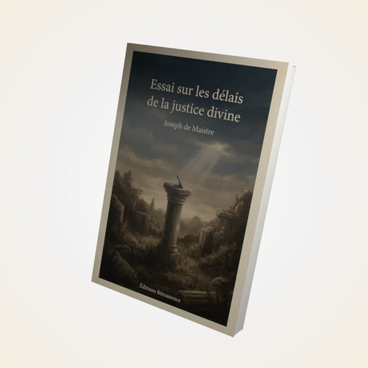 Livre Essai sur les délais de la justice divine dans la punition des coupables – Joseph de Maistre - Couverture 3D