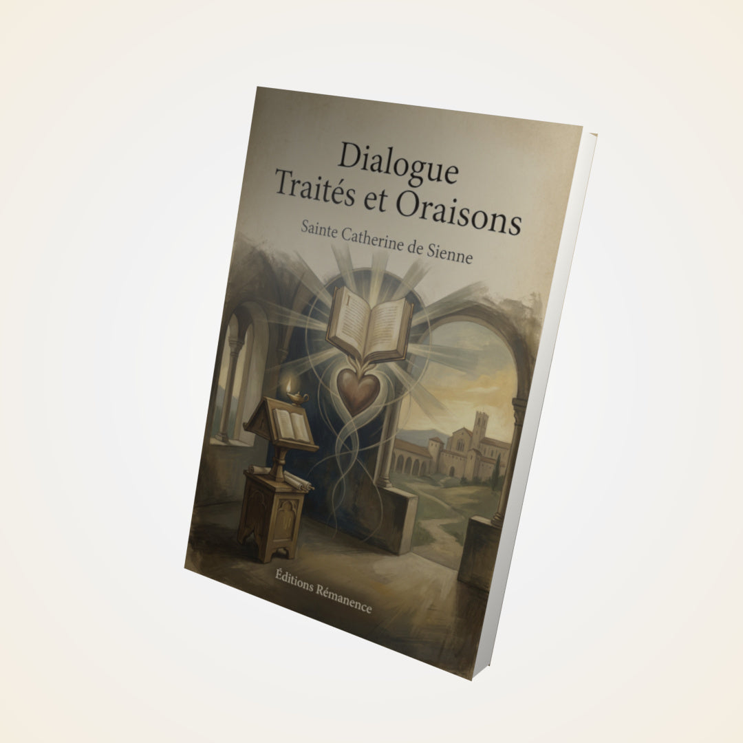 Livre Dialogue Traités et Oraisons – Sainte Catherine de Sienne - Couverture 3D
